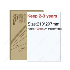 200/300DPI 페리페이지 AiKo D80 휴대용프린터 A4 블루투스 무선 라벨프린터 미니 포토프린터, D80전용 100매 접이식용지