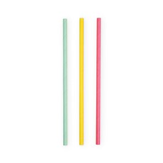 케이크워크 어소티드 스트로 슈가 앤 스트라이프드 일자형빨대 19.7cm, 1개, 24개입