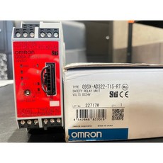 OMRON安全控制器G9SX-AD322-T15-RT DC24V，多通道安全監控，自我診斷功能，提升工安保障, 1個