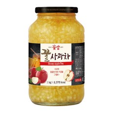 꽃샘-꿀사과차1kg, 1kg, 3개