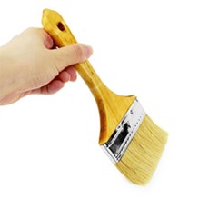 웅스토어 평붓4인치브러쉬 4인치도장브러쉬