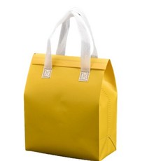 골프 라운딩 간식 가방 시원한 음료 보관 쿨러 옐로우, 1개