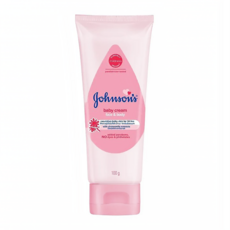 Johnson's 嬌生 溫和潤膚霜 洋甘菊配方 嬰兒臉部及身體乳霜 100g, 1個