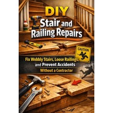 (영문도서)DIY Stair and Railing Repairs: Fix Wobbly Stairs Loose Railings and Prevent Ac... Paperback, Independently Published, English, 9798244425376