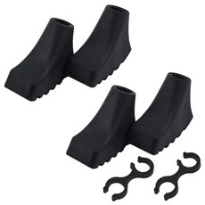 트레킹폴클립-하이킹폴용더블로드버클커넥터4개지름1.4cm0.5인치-1.8cm0.75인치-진흙 늪및눈지역에이상적인워킹스틱액세서리130783, 워킹 스틱 팁 부츠