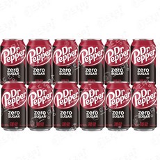 코카콜라 닥터페퍼 제로 355ml, 12개