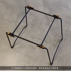 日月鐵工所 禪悅 IGT 單位桌框/單位桌板【露營狼】輕巧便攜，穩固耐用，快速組裝，提升露營美感, 禪悅-1單位框