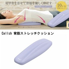 Cellsh 背部伸展靠墊 脊椎肩胛骨舒緩 每日十分鐘居家伸展 雙側支撐設計, 1個