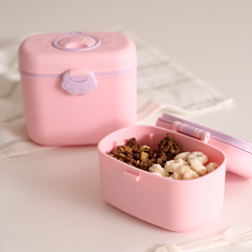 붐케어 분유케이스 M사이즈 분유통 휴대용 소분통, 1개, 핑크