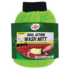 터틀왁스 듀얼 액션 워시 미트(TWA123) 세차 장갑, 1개, 그린