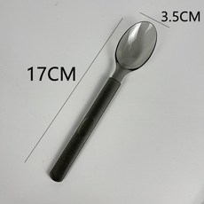 一次性叉勺 獨立包裝 加厚塑料餐具 甜品點心用, 黑色加厚美式勺子100只_獨立包裝, 1個