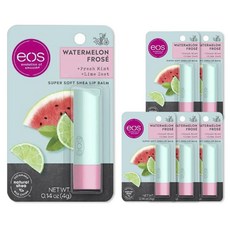 이오스 슈퍼 소프트 시어 립 밤 4g, 6개, Watermelon Frose