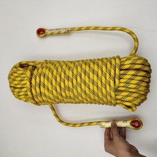 등산 로프 10mm 야외 바위 고강도 정적 생존 긴급 화재 구조 안전 코드 하이킹 장비, 14 20 meters red