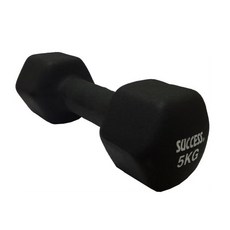 成功牌防滑六角啞鈴 磨砂握把 5KG重量訓練器材, 詳見包裝, 詳見包裝