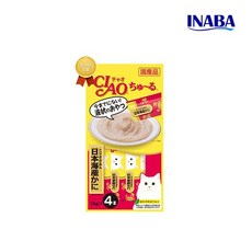 챠오츄르 4sc-76 닭가슴살&게 14g 4개입, 없음