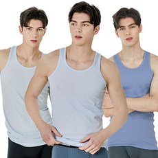 BYC 男士柔色無袖跑步3件套