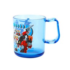 헬로카봇 준비물컵/시즌15 남아 물컵 양치컵, 1개, 블루