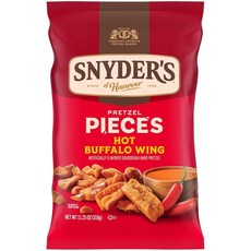 Snyder's 스나이더스 체다 치즈 프레첼 미국직배송 318g, 버팔로윙, 1개