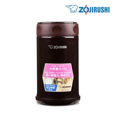 조지루시) 보온 학교도시락 죽통 국통 푸드자 수능도시락 SW-FCE75 750ml, TD(다크코코아)