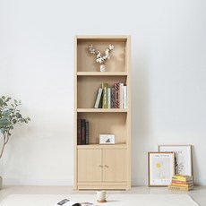 엣지퍼니처 퍼스트 600 수납 4단 책장, 메이플