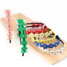 아랑로랑 골드자수데이지 머리띠 (주니어 성인)