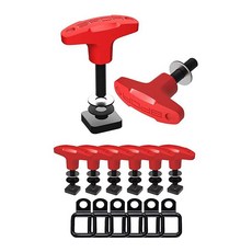 GPCA - 타이 다운 메탈 D-플레이트/D-버클 설치가 쉬운 트럭 타이 다운 카고 커버 마운트와 호환 4xe JL JT JK TJ 등을 위한 튼튼한 지프 랭글러, 6