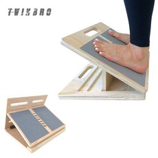 스트레칭보드 종아리 우드 레그릴렉서 발목경사대 아킬레스건 다리 풋 원목 스트레치 운동기구