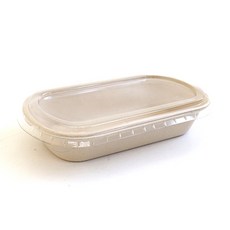 附蓋紙餐盒 BH001 850ml, 50個, 1入