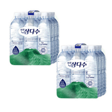 제주 삼다수 무라벨 생수 물 그린, 1L, 18개