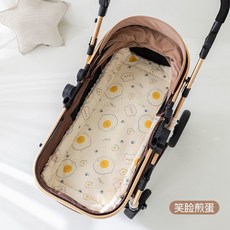 嬰兒推車墊 豆豆絨 加厚保暖棉墊, 1個, 推車墊陞級版【荷包蛋】柔軟舒適