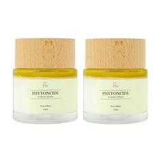 [천연오일] 피톤치드 디퓨저 편백오일 차량용방향제, 2개, 50ml, 편백나무 2개, 50ml, 편백나무