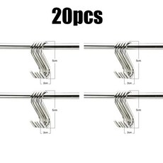 후크 벽걸이형 욕실 주방 캐비닛 도어, 1개, 7. 20pcs Trumpet