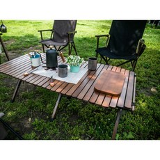 캠핑용좌식테이블 우드롤테이블 테이블 캠핑용품 1000/1200XL