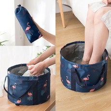 可摺疊臉盆 家用戶外旅行泡腳洗臉盆 便攜式旅遊水盆 加厚洗衣盆, 1個, 中號(30*20)CM,加厚款(灰色綿羊)