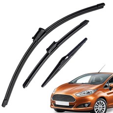 Fiesta MK6 2008 2009 2010 2011 2012 2013 2014 2015 2016 26\"+15\"+12\" 전면 후면 와이퍼 윈드실드 윈도우 액세서리