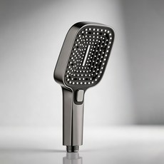 샤워기헤드 3단 조절식 샤워기헤드호스세트 초강력 수압상승 욕실용샤워기세트, 블랙, 1개