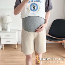 BabyShare 孕婦短褲 夏季透氣口袋托腹褲 KRS018J5R