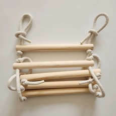 줄사다리 원목 실내 문틀밧줄 방문 매달리기 그네, 1개, 9개 양끝나무간격1.6m로프0.8m