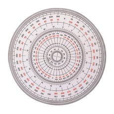아톰 전원분도기(18cm/정원), 단품