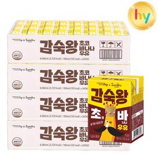 hy 감숙왕 초코 바나나우유, 96개, 190ml