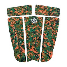 LON 온nngg 스톰프 스킴보드 서핑 보드 펀보드 피쉬 보드용 EVA 서프보드 데크 트랙션 패드 5개(카모 그린), 카모 그린