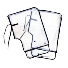 오토바이 방한토시 방수 비닐토시 투명토시 핸들 커버, 1개