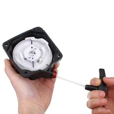 부품 리코일 풀 스타터 액세서리 브러시 커터 80mm 어셈블리에 설치가 용이함 검정색 잔디 깎는 기계