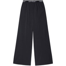 오프화이트 로고 밴드 팬츠