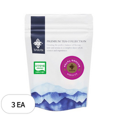 다란 유기농 히비스커스 티백, 1.3g, 10개입, 3개