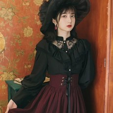 경성의복 개화기의상 레트로 의복 빈티지 투피스 촬영 컨셉