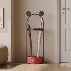 【新款特惠】門口家用雨傘架 雨傘收納架 鐵藝雨傘放置架 雨傘瀝水架 簡約高級掛傘架子 卡通造型傘架 簡易安裝, 雨傘架, 1個