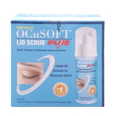 오큐소프트 리드스크럽 플러스 (세정제+패드120매), 1개, 50ml