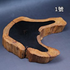 自在坊茶具 黑檀木隨形壺墊 實木茶壺隔熱墊 原木茶道配件 壼墊1號, 1個