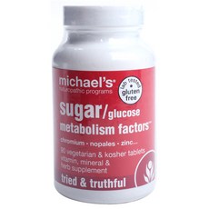 糖/葡萄糖代謝因子素食和猶太潔食片, 90入, 1個, 90顆